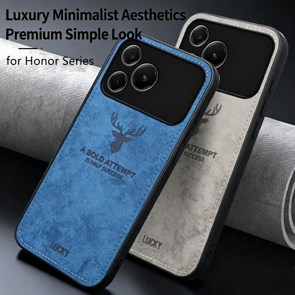 Vintage Fashion Build - เคสโทรศัพท์ผ้าแฟชั่นสำหรับ Honor 70 90 200 Pro