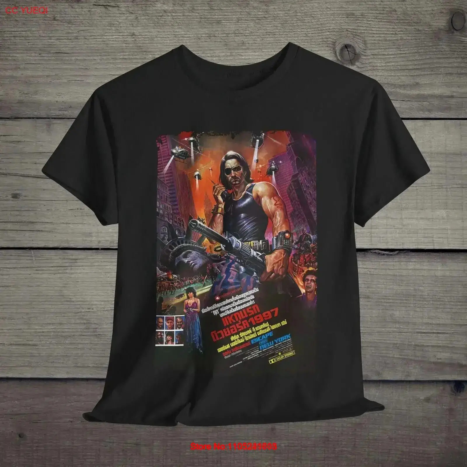 Vintage Fashion York - เสื้อยืดลาย Escape From New York สไตล์เรโทร