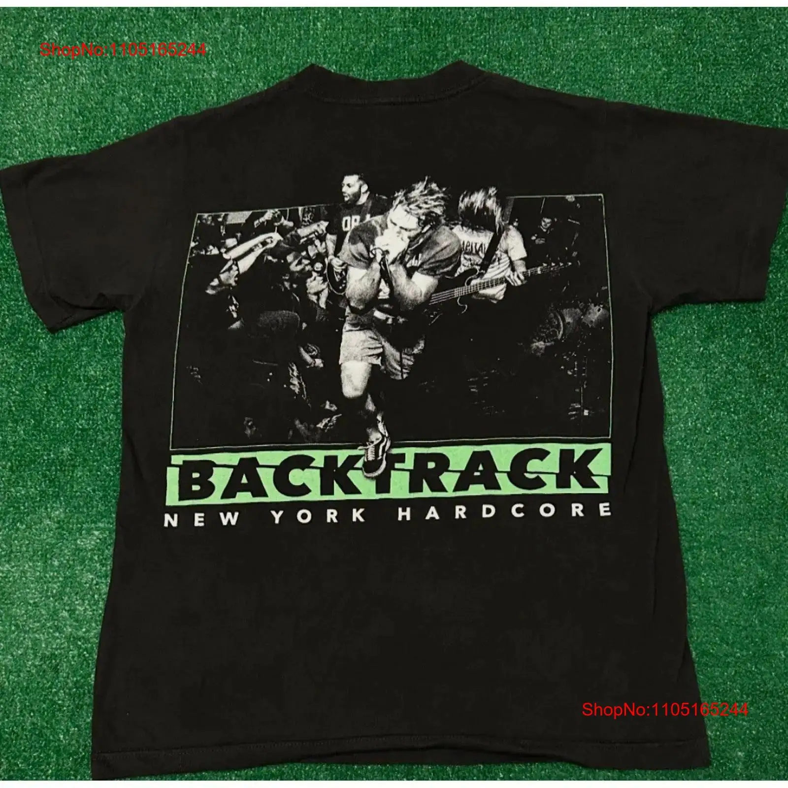Vintage Fashion York - เสื้อยืดวินเทจ Backtrack New York Hardcore สำหรับผู้ชาย