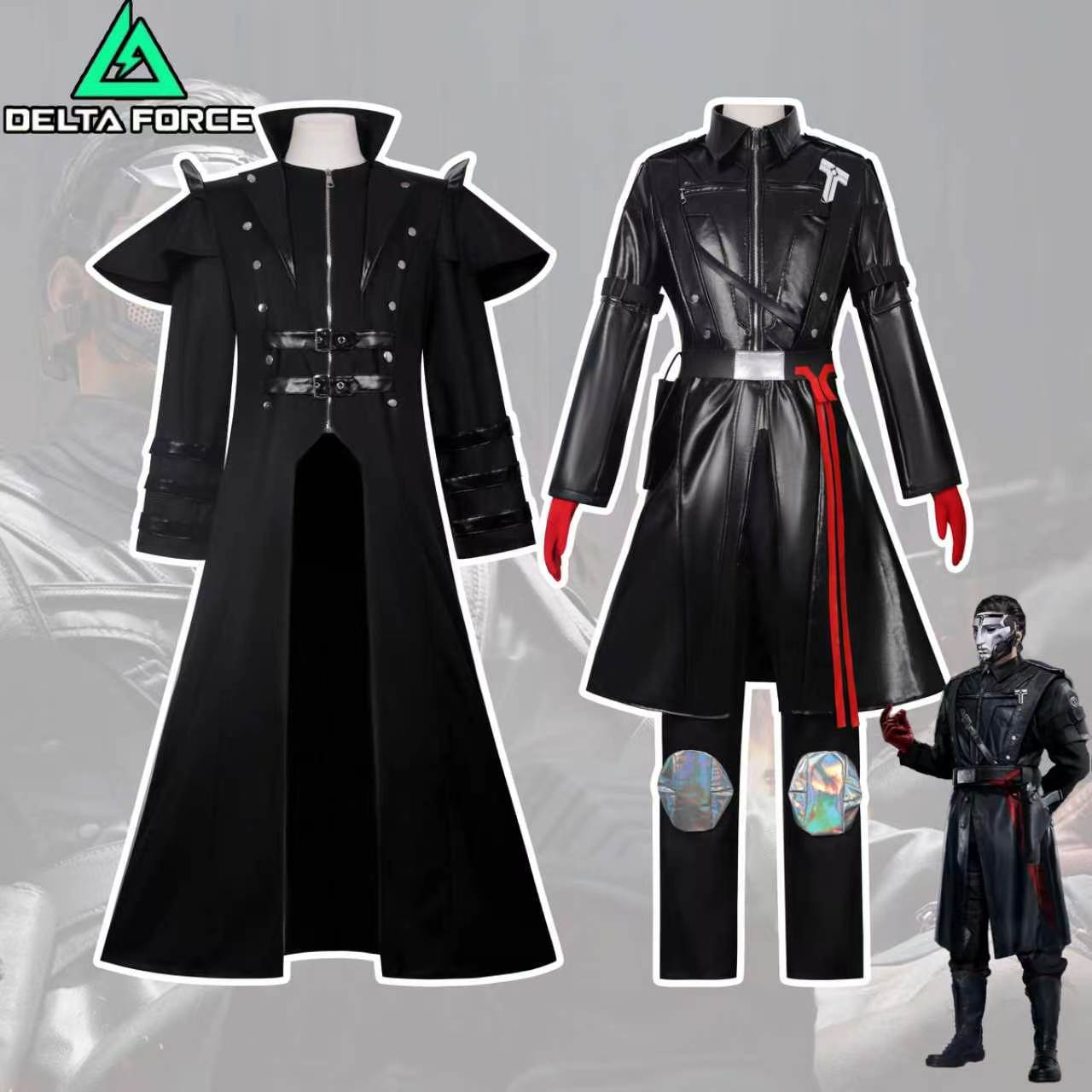 Vintage Trench Coat - ชุดคอสตูมฮาโลวีนวินเทจ สไตล์ยุคกลาง สตีมพังค์ นักล่า นางฟ้าเอลฟ์ โจรสลัด