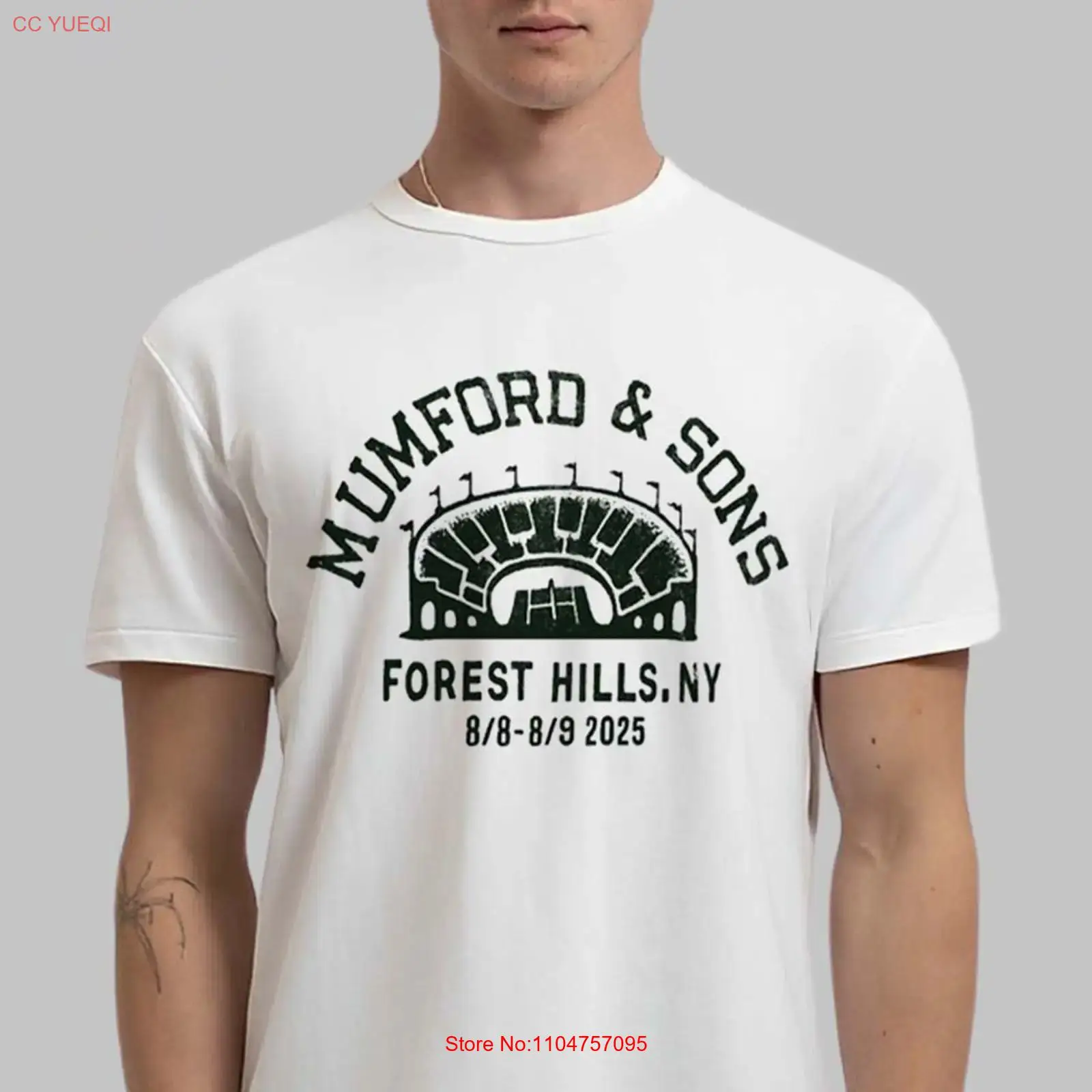 Vintage Fashion York - เสื้อยืด Mumford And Sons Forest Hills
