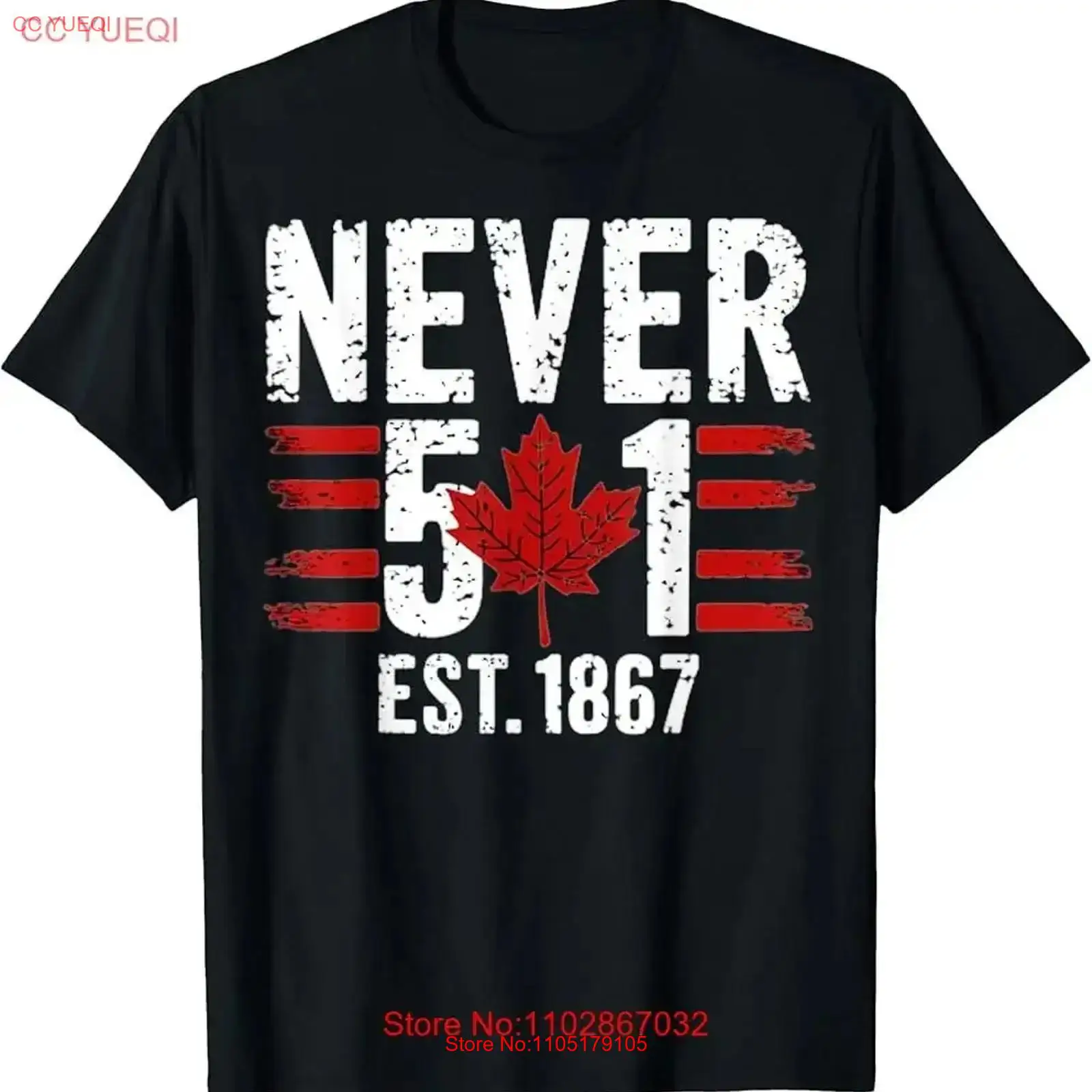 Vintage Fashion Canada - เสื้อยืดวินเทจ NEVER 51 แคนาดา ไม่ขาย EST