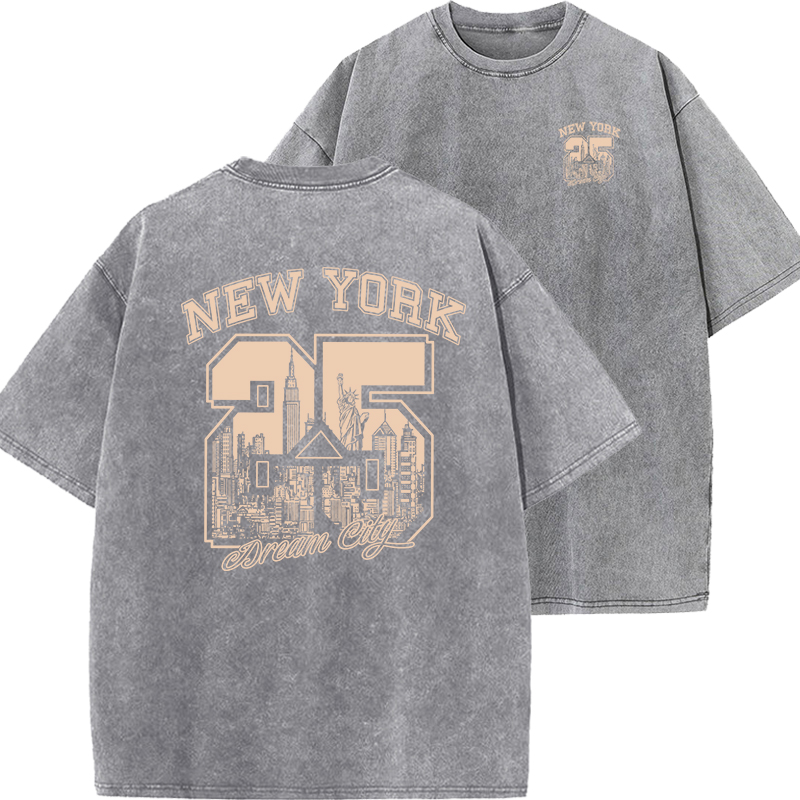 Vintage Fashion York - New York City ตลกพิมพ์ผู้หญิง T เสื้อฤดูร้อน
