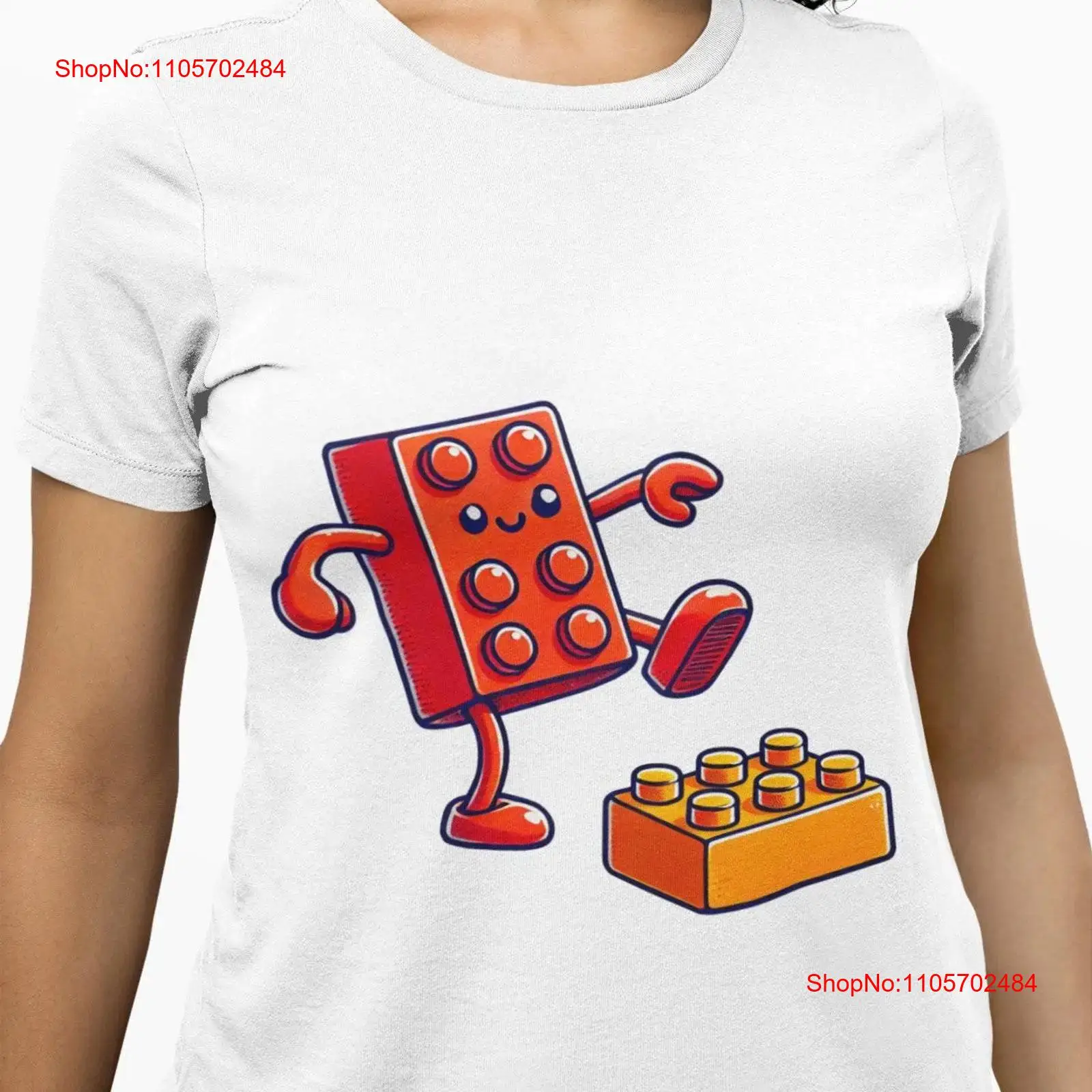 Vintage Fashion Build - เสื้อยืดลายตัวต่อสุดฮา น่ารัก สไตล์วินเทจ ล้างสีแล้ว แฟชั่น ใส่สบาย