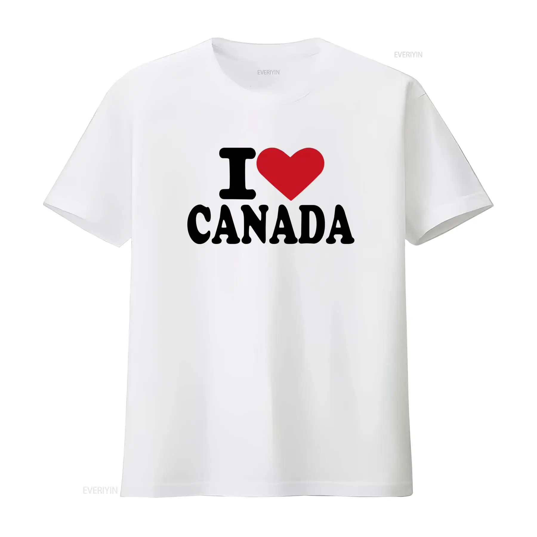 Vintage Fashion Canada - เสื้อยืด I Love Canada สำหรับนักเดินทางและคนรักแคนาดา มีสไตล์