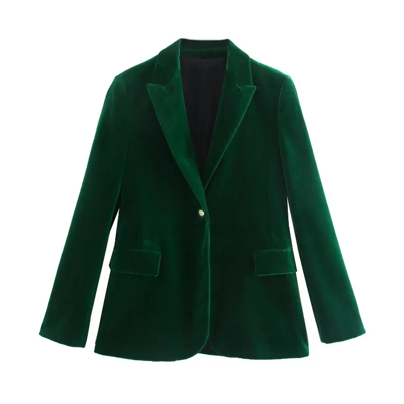 เสื้อเบลเซอร์ผู้หญิงผ้ากำมะหยี - Velvet Blazer Vintage บทวิจารณ์และราคา