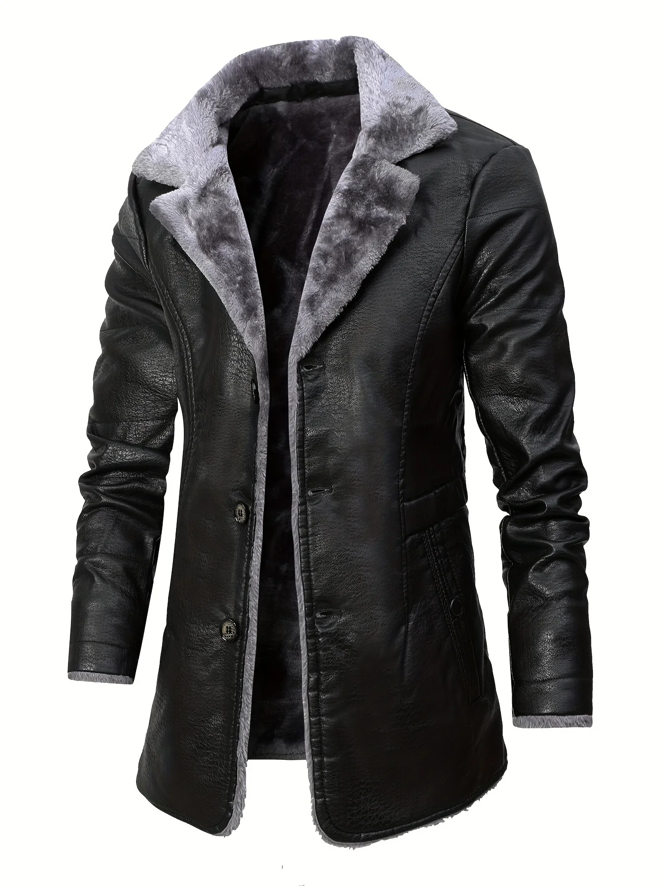 เสื้อแจ็คเก็ตหนัง PU สำหรับผู้ - Velvet Blazer Vintage บทวิจารณ์และราคา