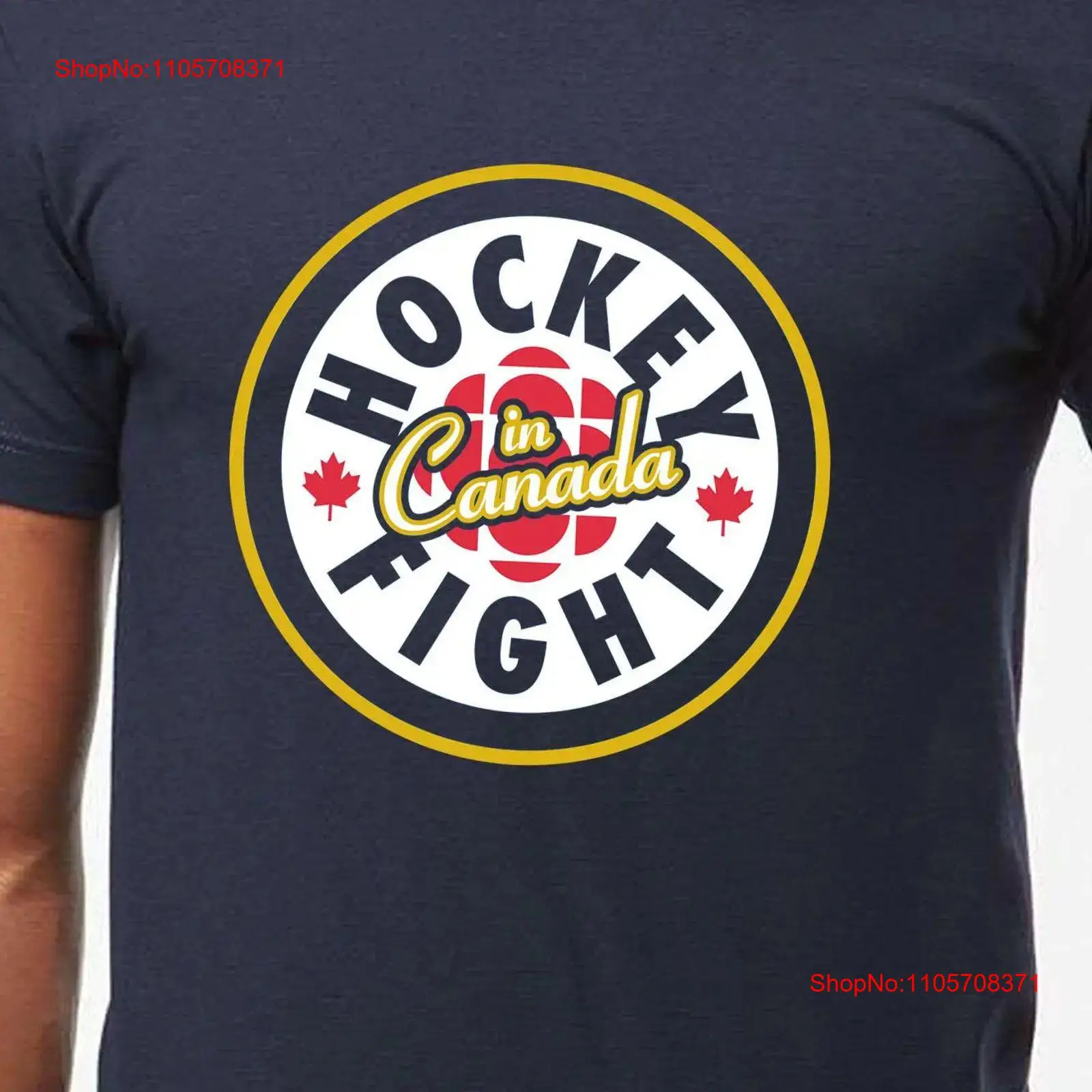 เสื้อยืดลายฮอกกี้ฟাইท์ ต่อสู้ใ - Vintage Fashion Canada บทวิจารณ์และราคา