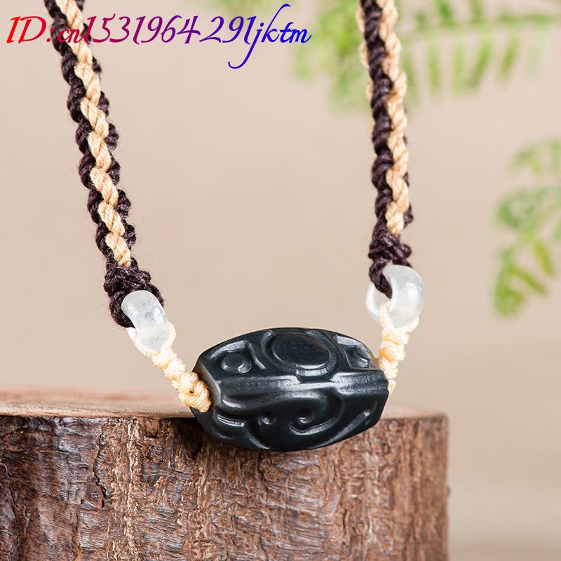 หยกเหอเถียน จี้แกะสลัก สร้อยคอ - Vintage Fashion Accessories บทวิจารณ์และราคา