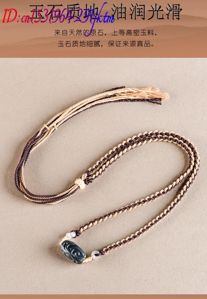 หยกเหอเถียน จี้แกะสลัก สร้อยคอ - Vintage Fashion Accessories บทวิจารณ์และราคา