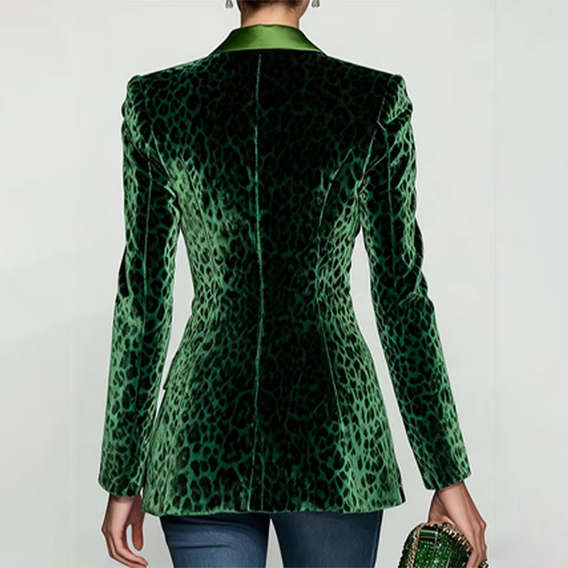 เสื้อเบลเซอร์กำมะหยี่ลายเสือดา - Velvet Blazer Vintage บทวิจารณ์และราคา