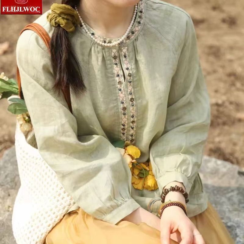 เสื้อเบลาส์ประดับลูกปัด แฟชั่น - Vintage Fashion In Japan บทวิจารณ์และราคา
