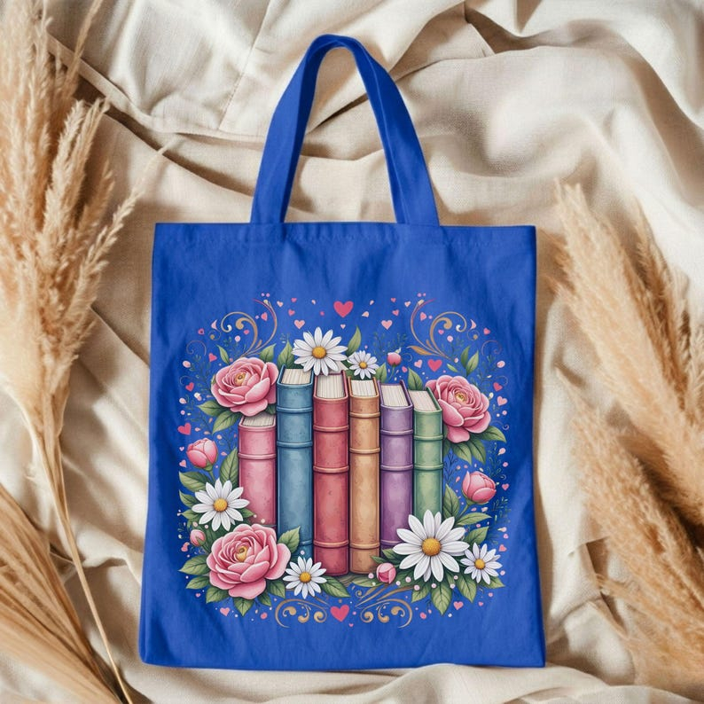 กระเป๋าผ้าแคนวาสลายดอกไม้สีสัน - Vintage Fashion Coloring Book บทวิจารณ์และราคา