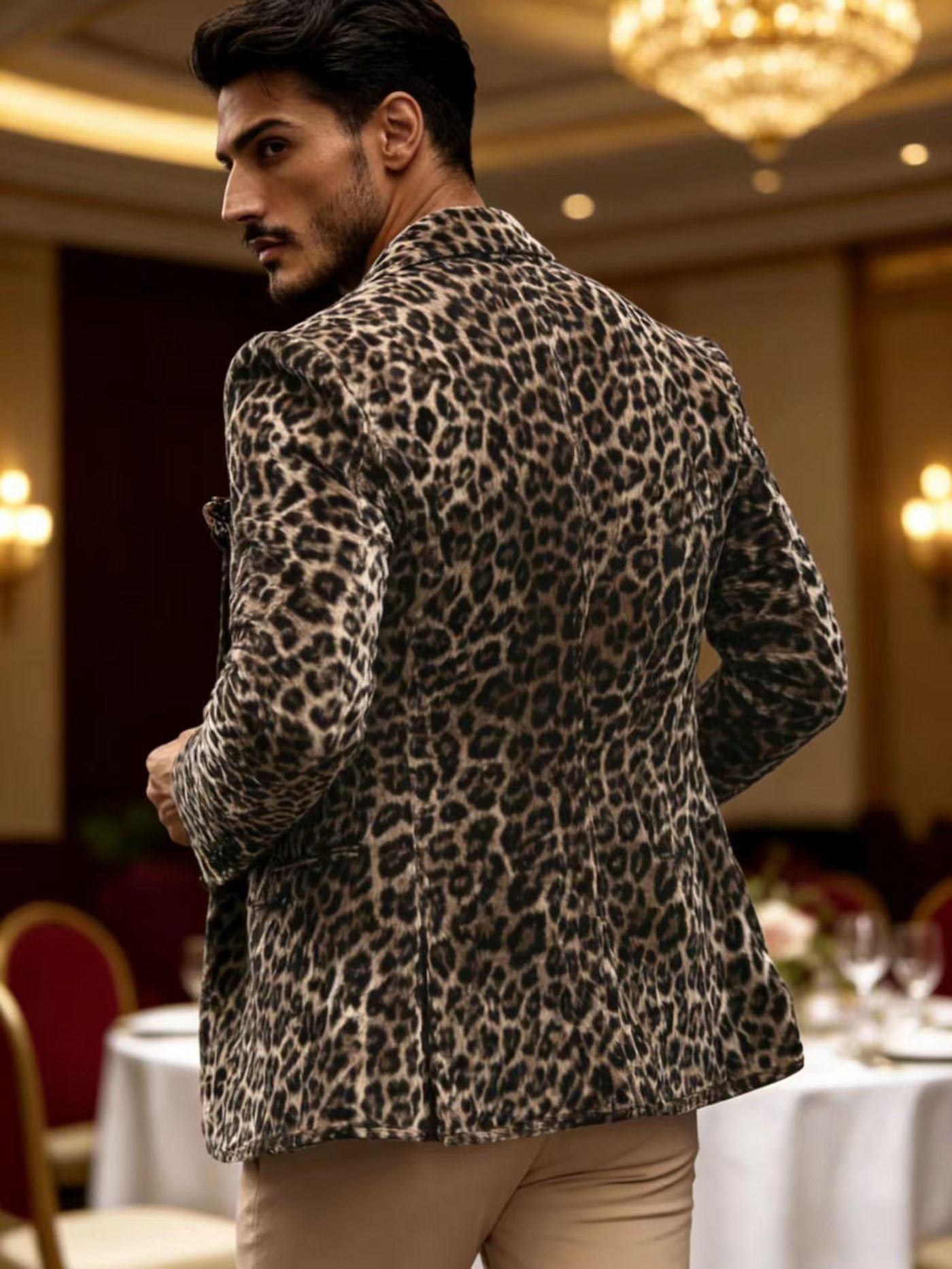 เสื้อเบลเซอร์กำมะหยี่ลายเสือดา - Velvet Blazer Vintage บทวิจารณ์และราคา