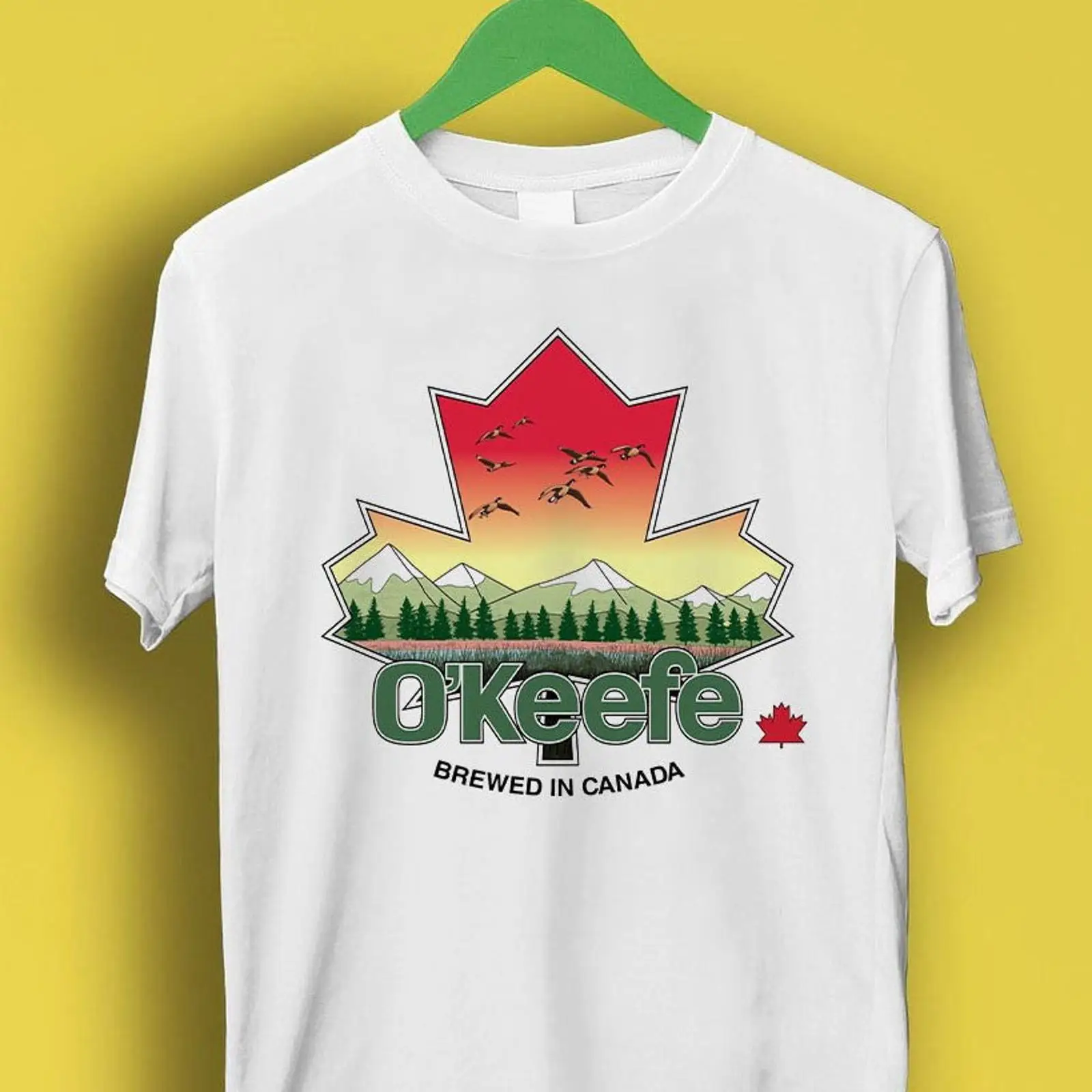 เสื้อยืดลำลองธีมเบียร์เมเปิลลี - Vintage Fashion Canada บทวิจารณ์และราคา