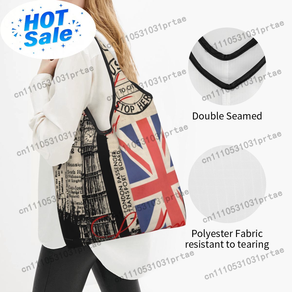 กระเป๋าช้อปปิ้งสไตล์เรโทรวินเท - Vintage Fashion London บทวิจารณ์และราคา