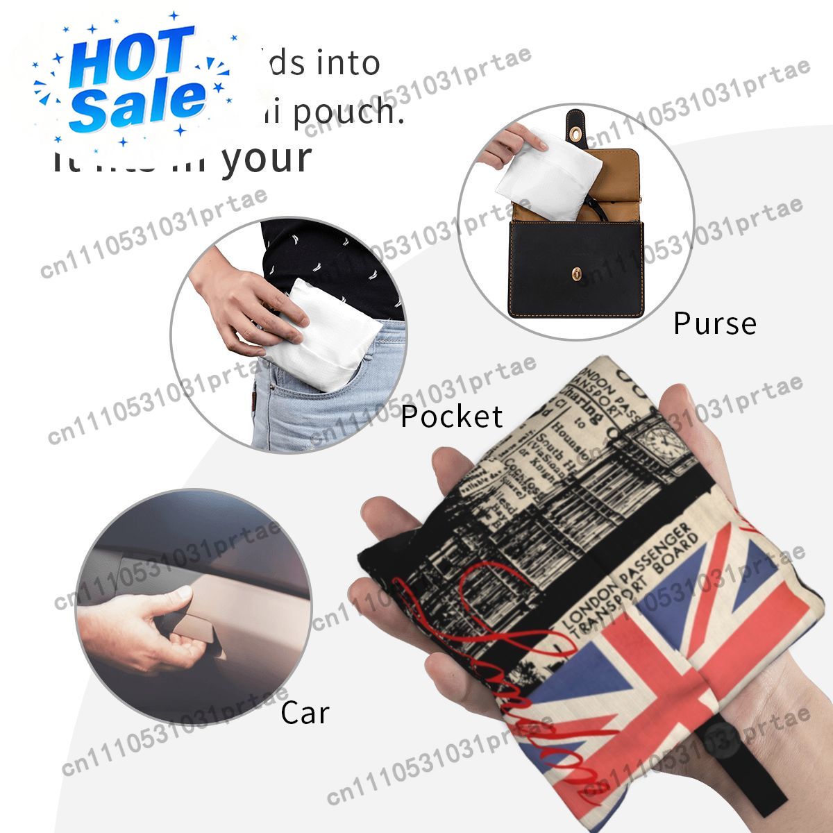 กระเป๋าช้อปปิ้งสไตล์เรโทรวินเท - Vintage Fashion London บทวิจารณ์และราคา