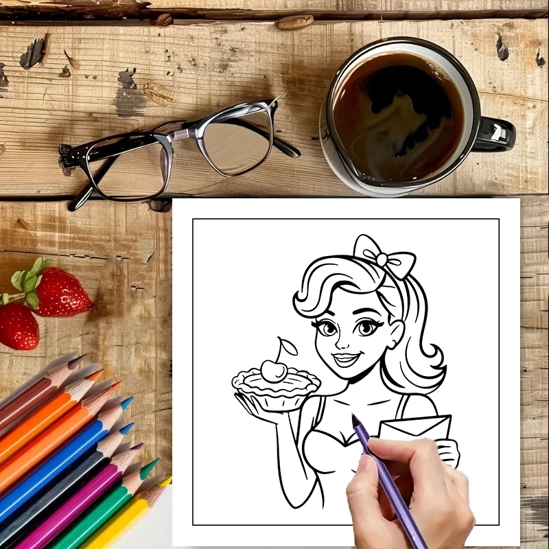 สมุดระบายสีรุ่นวินเทจสำหรับสมุ - Vintage Fashion Coloring Book บทวิจารณ์และราคา
