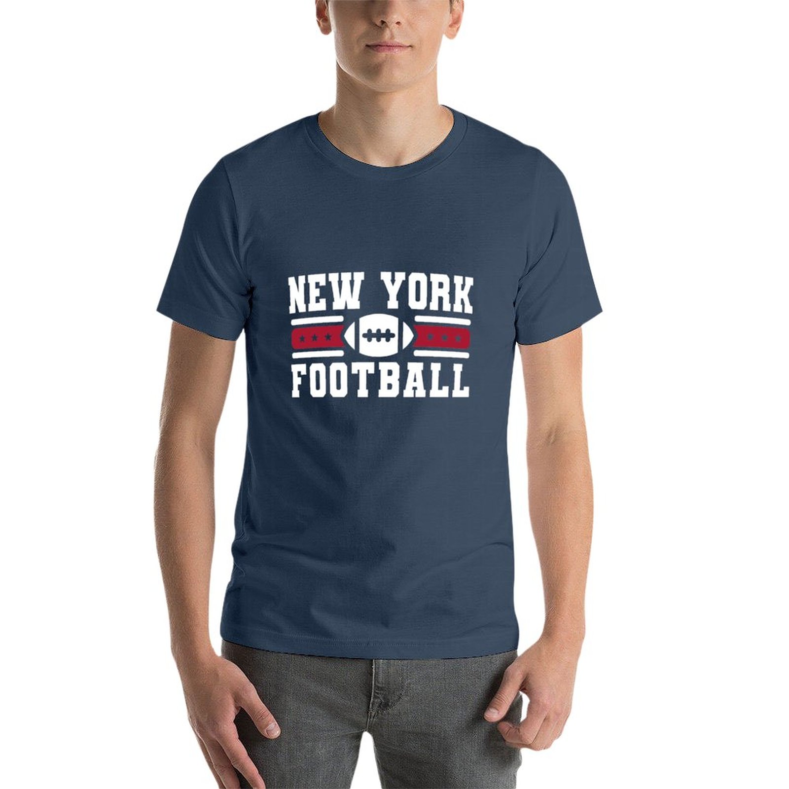 นิวยอร์กเสื้อยืดทีมฟุตบอล NY ย - Vintage Fashion York บทวิจารณ์และราคา