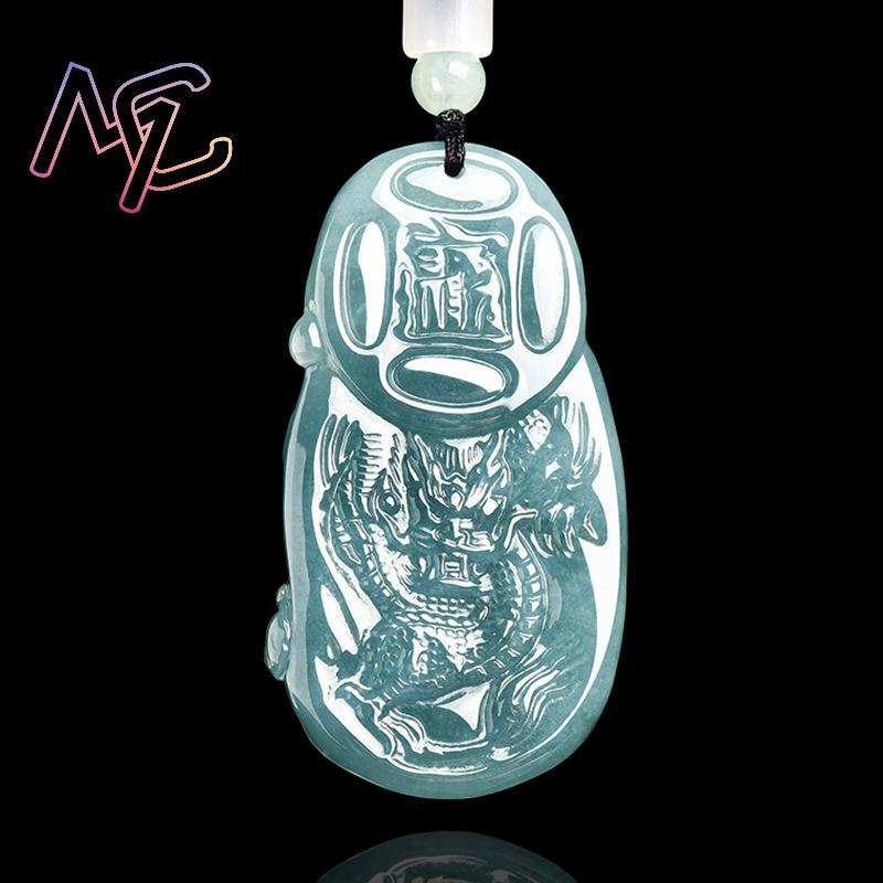 พม่า Jadeite God of Wealth จี้ - Vintage Fashion Accessories บทวิจารณ์และราคา