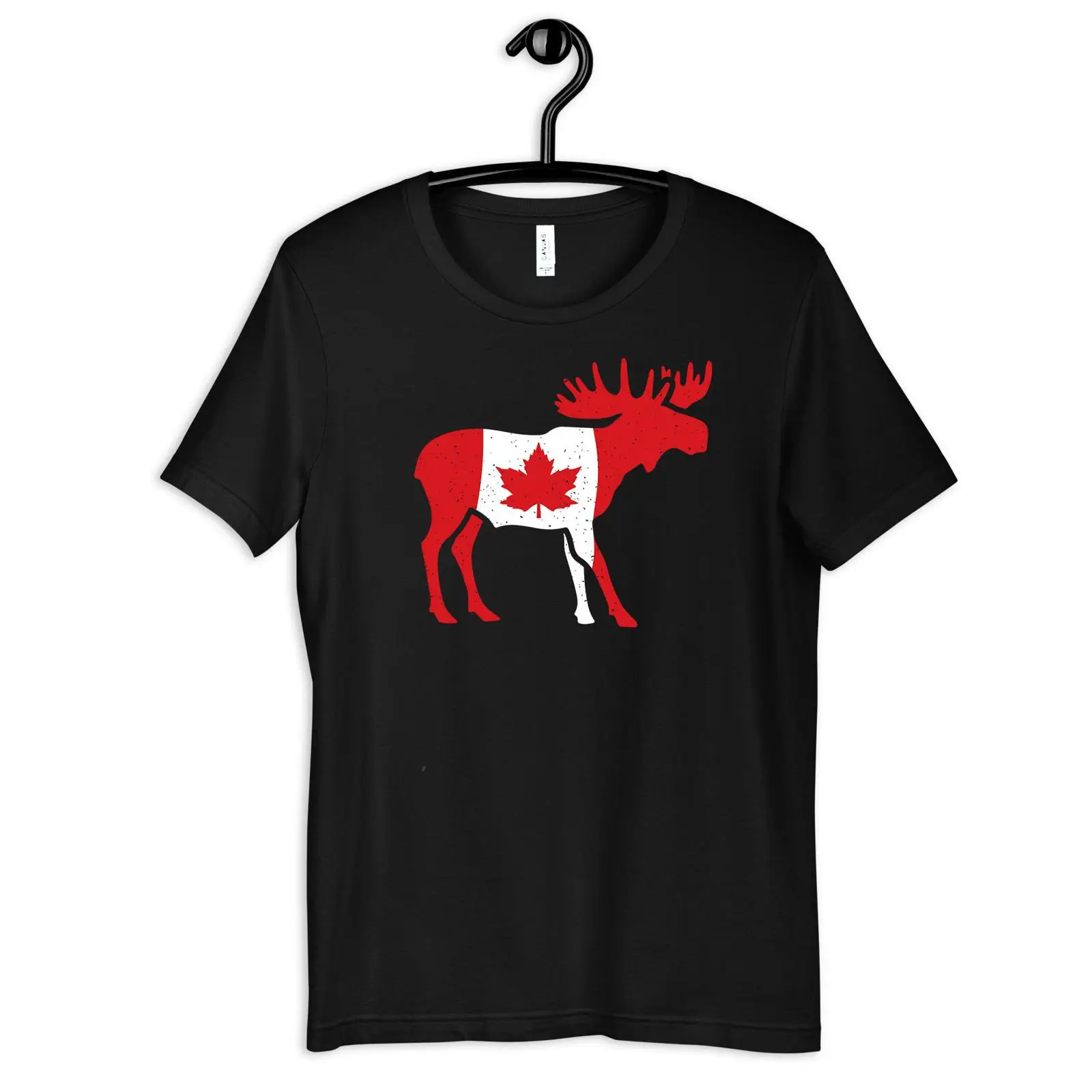 เสื้อยืดลายกวางมูสแคนาดา ลายธง - Vintage Fashion Canada บทวิจารณ์และราคา