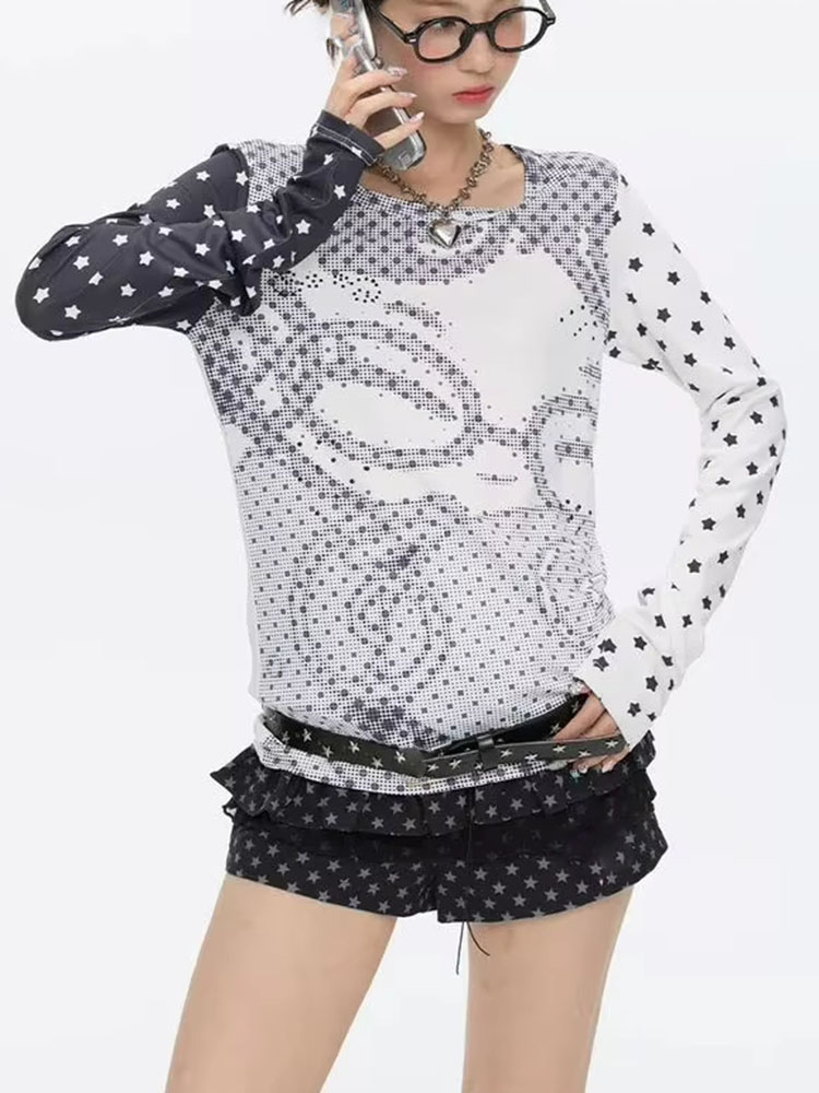 เสื้อยืดแขนยาวสไตล์ Y2k สำหรับ - Vintage Fashion Y2K บทวิจารณ์และราคา
