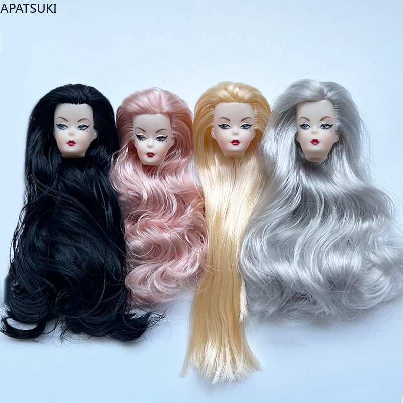 หัวตุ๊กตาผมหยิกสีฟ้า สำหรับตุ๊ - Fashion Y Vintage บทวิจารณ์และราคา