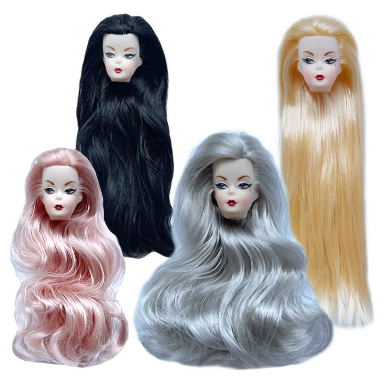 หัวตุ๊กตาผมหยิกสีฟ้า สำหรับตุ๊ - Fashion Y Vintage บทวิจารณ์และราคา