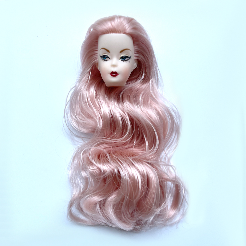 หัวตุ๊กตาผมหยิกสีฟ้า สำหรับตุ๊ - Fashion Y Vintage บทวิจารณ์และราคา