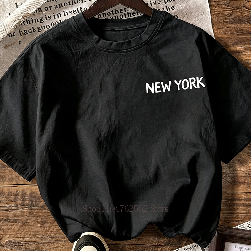 เสื้อยืดพิมพ์ลายเมืองนิวยอร์กส - Vintage Fashion York บทวิจารณ์และราคา