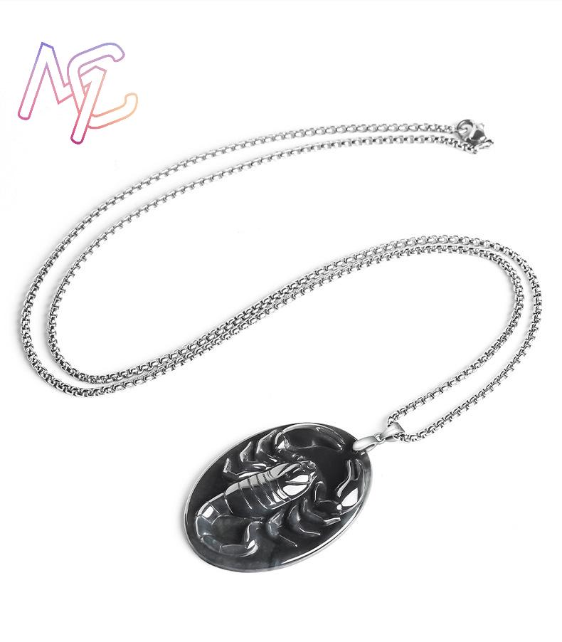 หยกพม่าจี้รูปแมงป่องสร้อยคอหรู - Vintage Fashion Design บทวิจารณ์และราคา