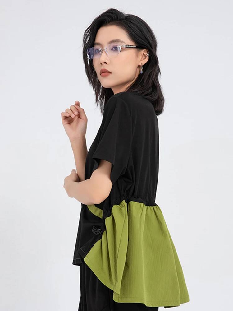 เสื้อยืดผู้หญิงสีเขียวแบบคัลเล - Vintage Fashion Build บทวิจารณ์และราคา