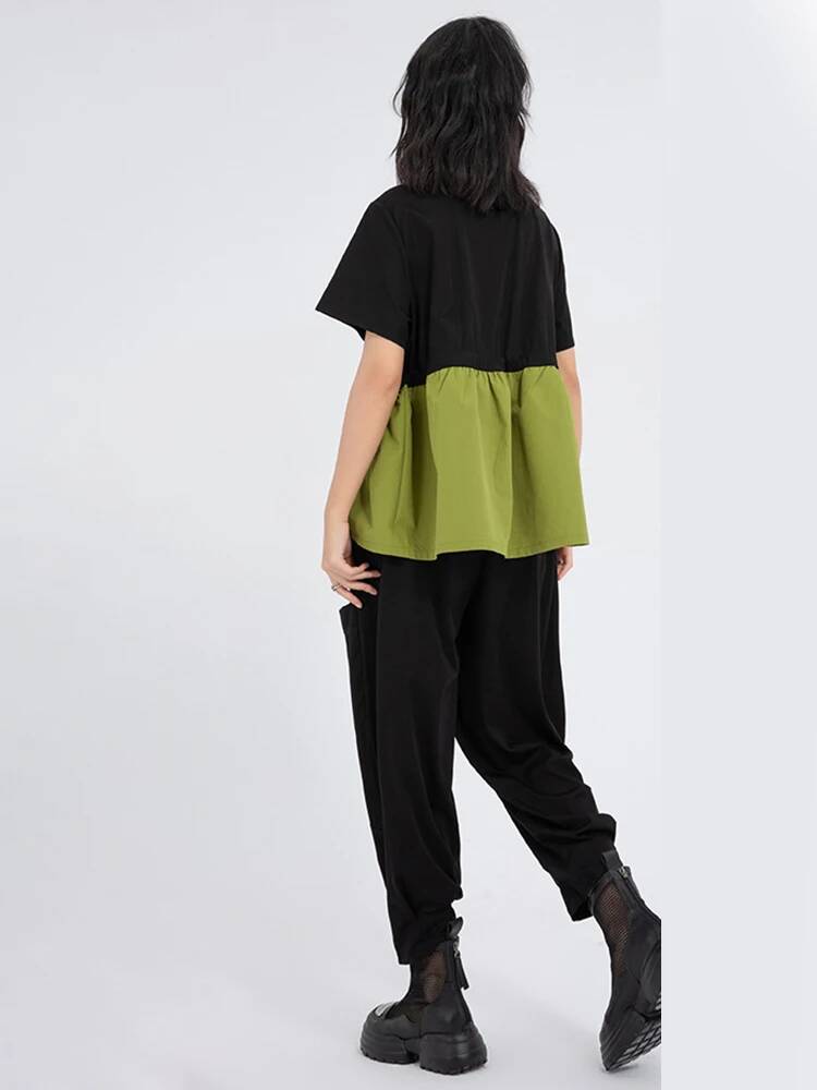 เสื้อยืดผู้หญิงสีเขียวแบบคัลเล - Vintage Fashion Build บทวิจารณ์และราคา