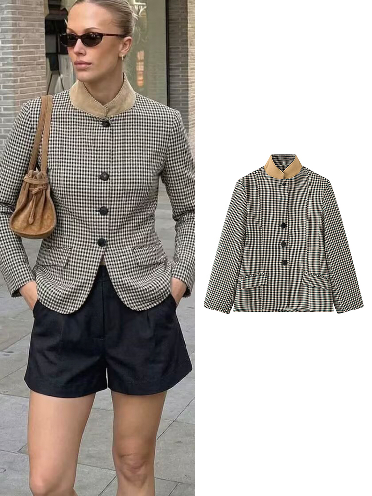 เสื้อเบลเซอร์ลายสก็อตวินเทจสำห - Vintage Trench Coat บทวิจารณ์และราคา